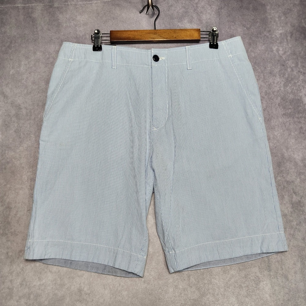Tommy Hilfiger Mens Blue Stripe Classic Fit Shorts Size 34 NWT‎ Spot